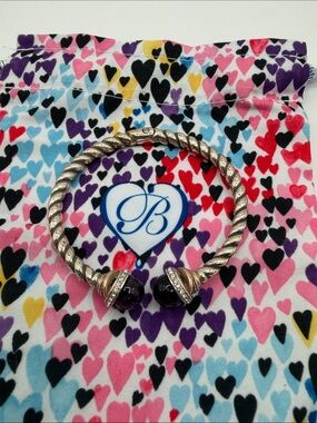 Brighton Neptunes Ring Purple Agate Hinged Bracelet